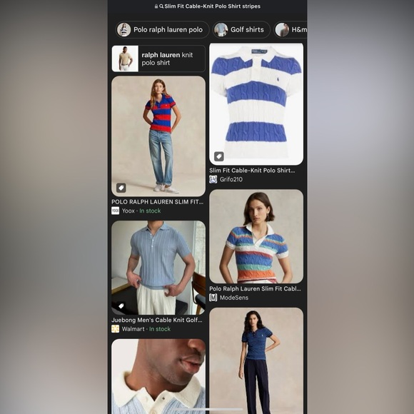 🐎Ralph Lauren: Slim-fit, Cable-knit Polo Shirt (05.02.2024) - Picture 13 of 14